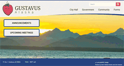 Desktop Screenshot of cms.gustavus-ak.gov